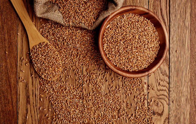 乡村小麦在板墙图像纹理顶视图谷类产品食物农业特写