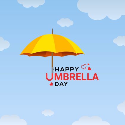 元素雨伞节快乐滴对象二月