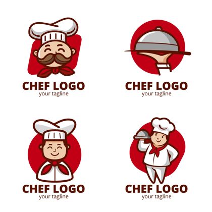 公司平面厨师标志模板收集标识平面设计企业