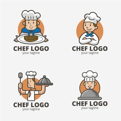 公司平面设计厨师标志收集标志品牌品牌