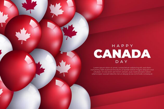 活动现实加拿大日气球背景壁纸加拿大气球背景