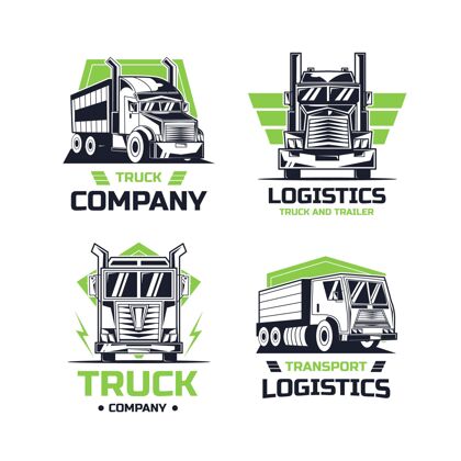 公司创意卡车标志模板品牌企业企业