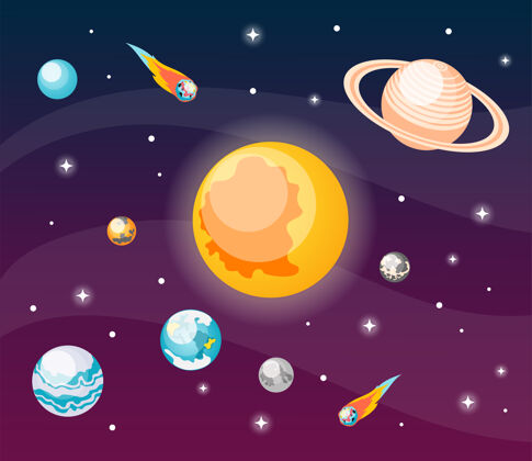 太阳天文学插图天文学行星太空