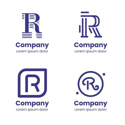 企业标识一套平面r标志模板平面设计公司企业标识