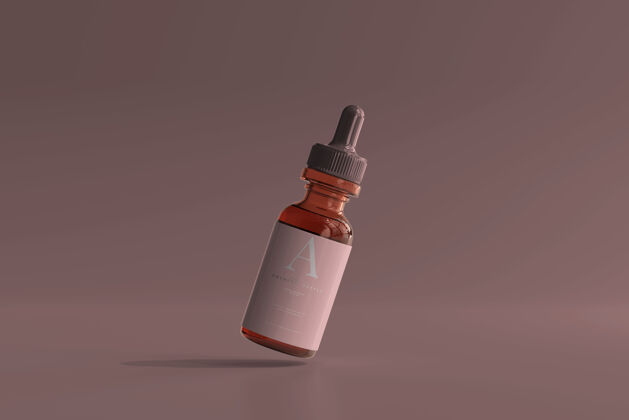滴管瓶琥珀玻璃滴管瓶模型药房透明香薰