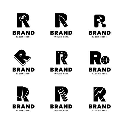 企业徽标平面设计r标志系列企业公司品牌