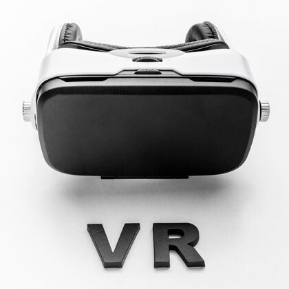 虚拟现实桌面上的虚拟现实耳机虚拟现实模拟器虚拟现实耳机设备