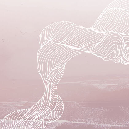背景设计粉色抽象线条框架设计运动艺术粉色