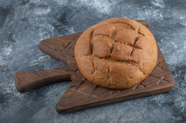 膳食概述新鲜黑麦面包高品质的照片面包早餐烘焙