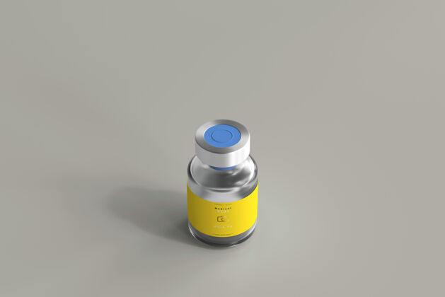 瓶子5ml小瓶模型冠状病毒罐子治疗