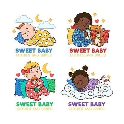 标志模板婴儿标志收集模板模板婴儿标志企业