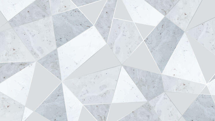 装饰简单的灰色三角形背景几何石头美丽