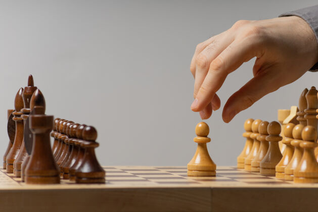 棋子棋局中的第一个棋子战术战斗游戏