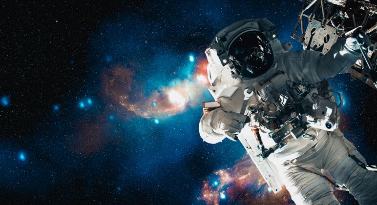 天文学宇航员宇航员在为空间站工作时进行太空行走航天飞机宇宙太空探索