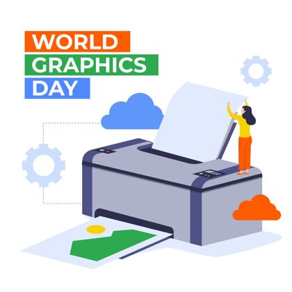 平面设计平面世界图形日插图插画国际通讯设计