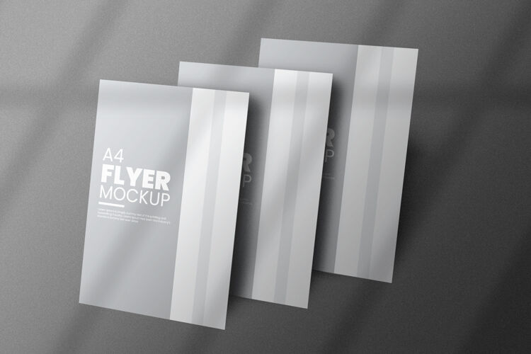 现实创意传单模型设计传单小册子身份