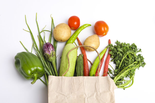 蔬菜健康食品概念.蔬菜收集隔离水果营养有机