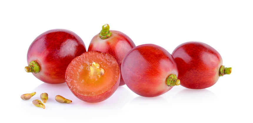 浆果红葡萄葡萄种子水果