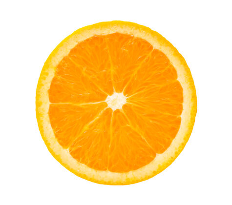 新鲜橙色的水果 白色的水果切片有机