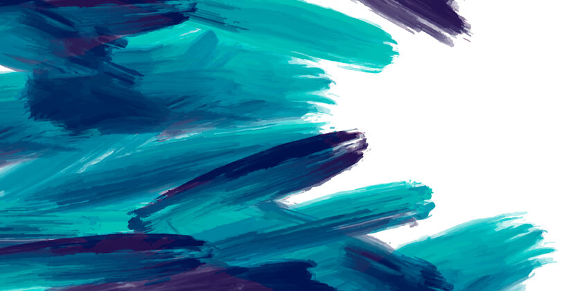 绘画水彩背景 笔触轻快条纹染色抽象