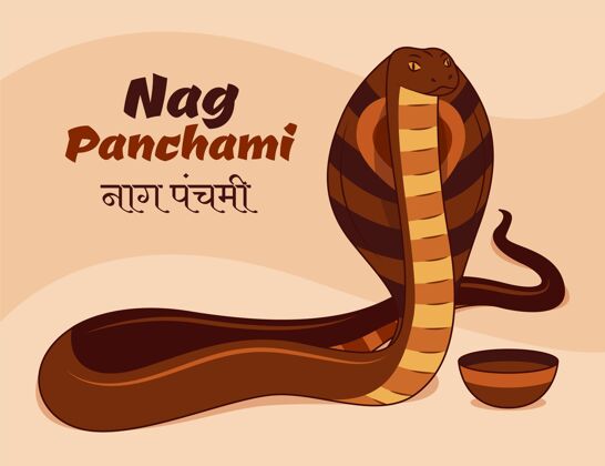 印度教Nagpanchami插图眼镜蛇崇拜传统