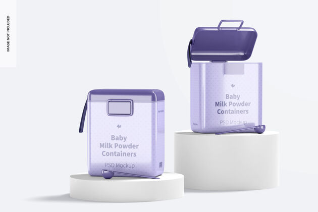 塑料容器大型婴儿奶粉容器模型 透视婴儿模型食品
