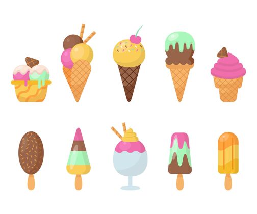 冷冻食品扁平冰淇淋系列什锦冰淇淋收藏