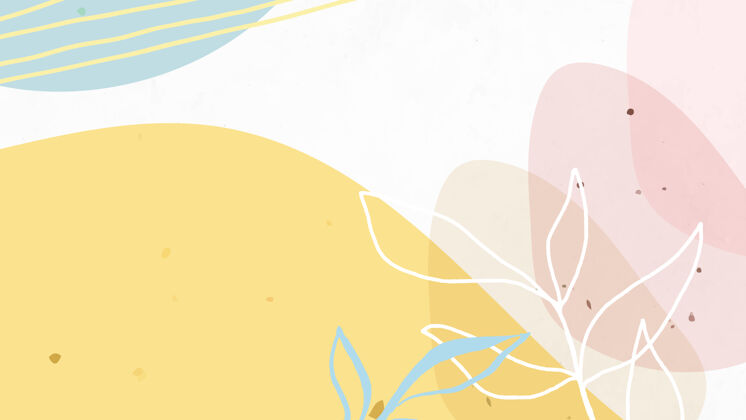 孟菲斯抽象粉彩孟菲斯图案背景彩色背景博客横幅女性