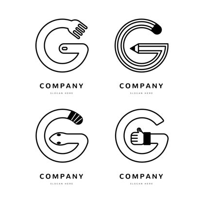 G标志创意字母g标志模板字母G标志平面设计