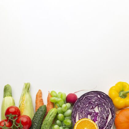 复制空间有复制空间的蔬菜和水果有机分类排列
