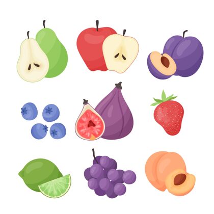 细节详细的水果收集水果收集美味美味