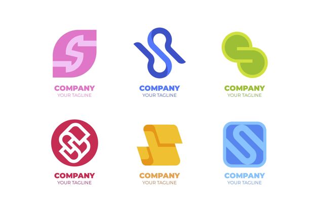 S标志平面设计的标志模板收集标识公司标志单位