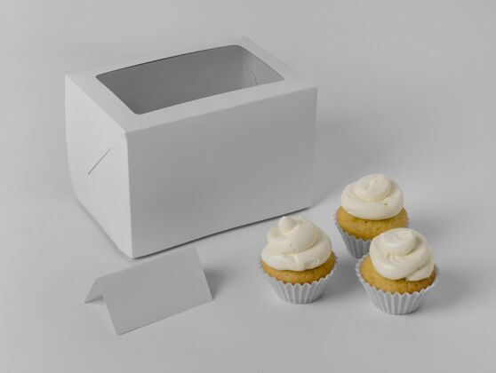模型美味的纸杯蛋糕模型纸杯蛋糕小吃包装