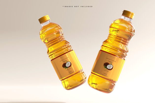 包装食用油瓶模型标签模型创意