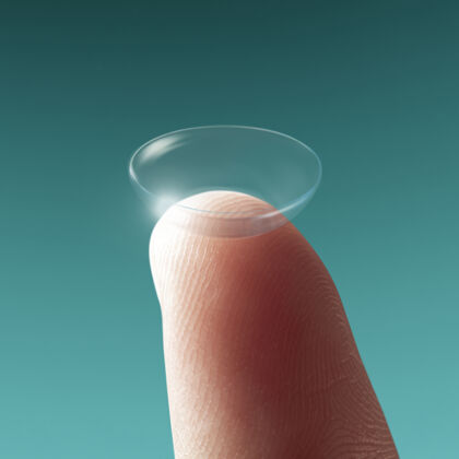 手指智能隐形眼镜指尖新技术眼睛护理镜头解决方案镜头