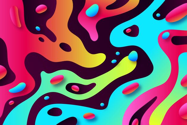 背景抽象彩色流体背景抽象流体液体