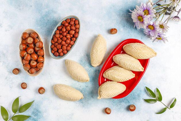 民族阿塞拜疆传统节日novruzsweetsshekerburas美味甜点文化