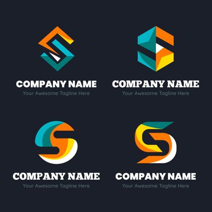 标志平面设计的标志模板收集品牌S标志公司