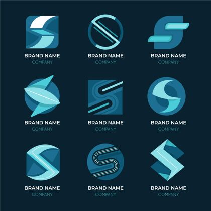 S标志平面设计s标志系列企业标识标志企业