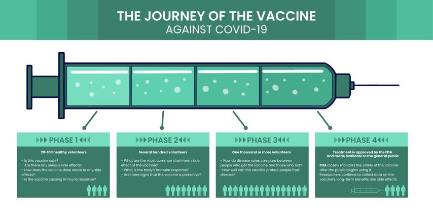 注射扁平冠状病毒疫苗阶段信息图模板解药流行病信息图模板