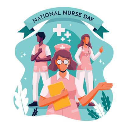 全国护士日平面全国护士节插画5月12日国际护士日护士