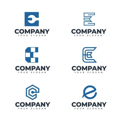 Branding平面设计e标志系列PackCompanyBrand