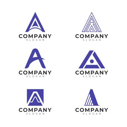 Logo平面设计的标志模板集CollectionBrandingSet