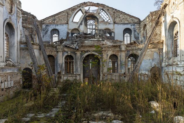 冒险土耳其废弃的教堂纹理背景佳能