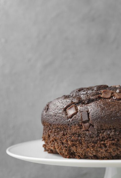 静物美味巧克力蛋糕的组成午餐食谱营养