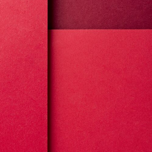 极简用红纸单色静物构图简单纸着色