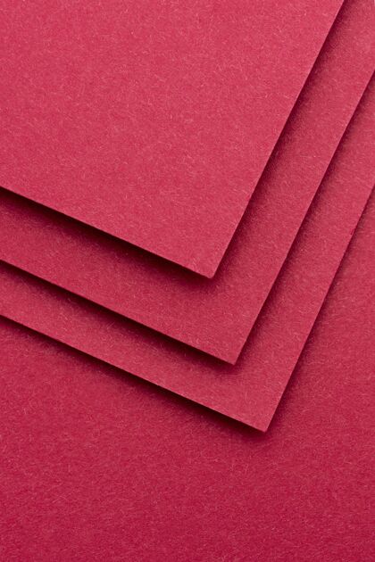 极简单色静物安排与红纸纸分类静物
