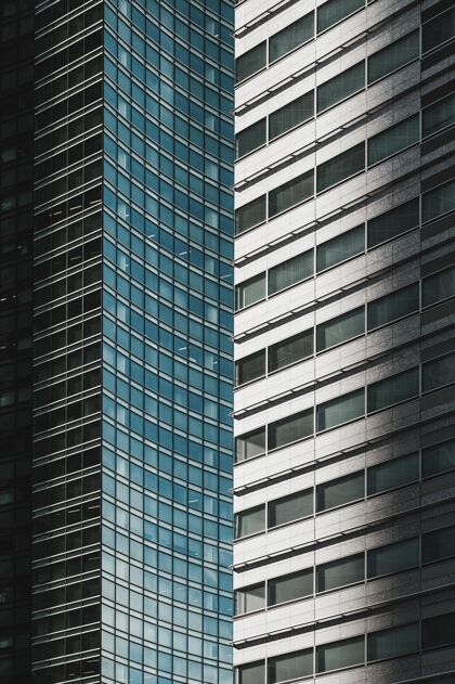 大都市有窗户的摩天大楼建筑企业现代