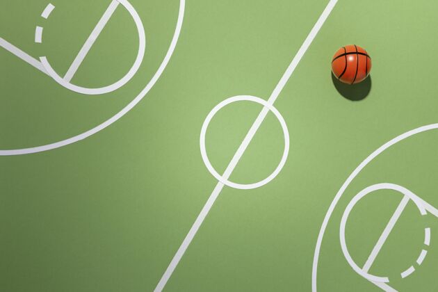 物体篮球极简静物篮球项目简约