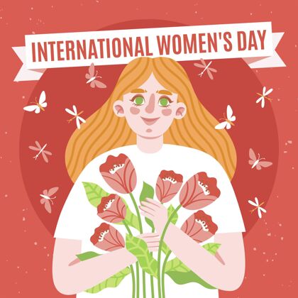 女性国际妇女节插画女性国际妇女节插图